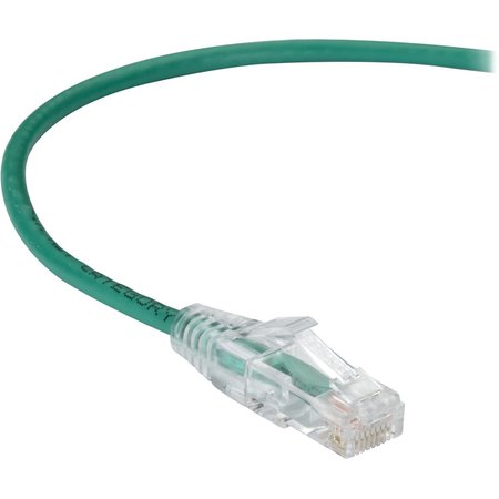 BLACK BOX Slim-Net Cat6A 28-Awg 500-Mhz Stranded Ethernet Patch Cable - C6APC28-GN-15